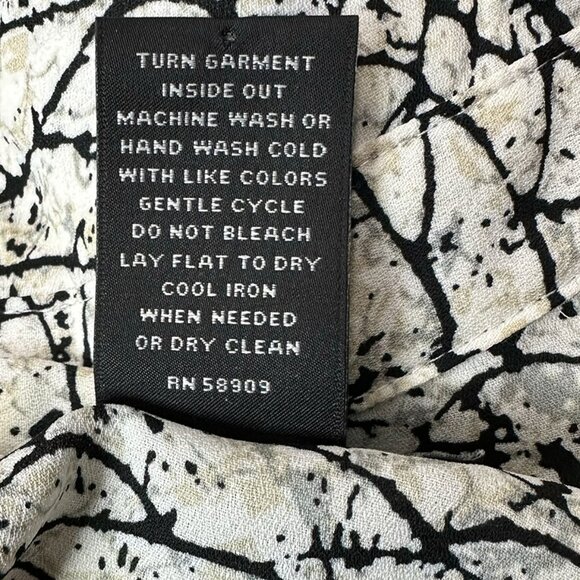 Investments II Reptile Print Button Blouse size 1X Snake Dragon - Picture 8 of 9